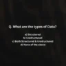 What are the types of Data?