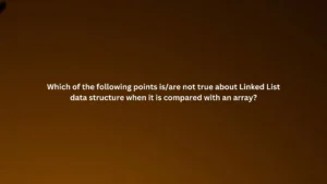 Which of the following points is/are not true about Linked List data structure when it is compared with an array?