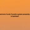 Which Electronic Funds Transfer system presently operates in batches?