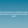 Which branch of AI focuses on statistical models to solve problems with artificial neural network inspired by the human brain?