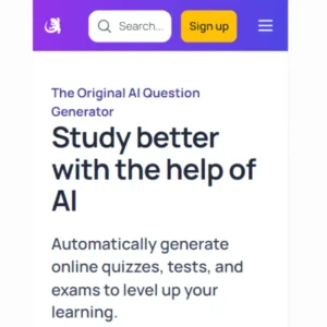 Quizgecko: This tool uses AI to generate quizzes from text instantly. It’s great for quickly creating quizzes based on any content you provide.