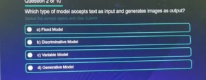 Which type of model accepts text as input and generates images as output