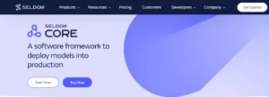 Seldon Core is an open-source platform for deploying and managing machine learning models at scale. It provides a comprehensive set of tools for model serving monitoring and management.