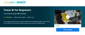 Simplilearn: Learn Power BI Basics