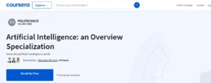 Artificial Intelligence: an Overview by Politecnico di Milano