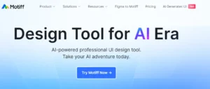 Motiff: AI-Powered UI Design Tool and Figma Alternative