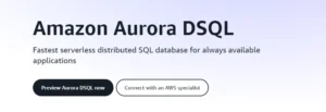 Amazon Aurora DSQL: A New Era of Distributed SQL Databases