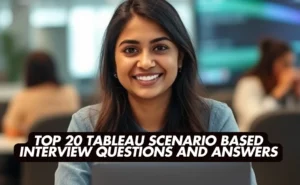 tableau scenario based interview questions and answers