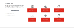 Download FortiClient VPN