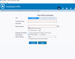 Configure FortiClient VPN