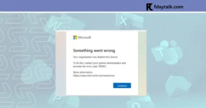 Error Code 700003