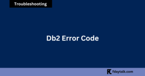 Db2 Error Codes