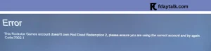 Fix Rockstar Error Code 7002.1