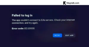 EA Error Code EC:10005