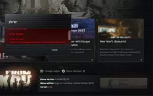 Escape From Tarkov Error 103003
