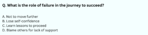 What is the role of failure in the journey to succeed