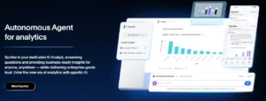 ThoughtSpot’s self-service AI analytics platform featuring natural language search and automated insights.