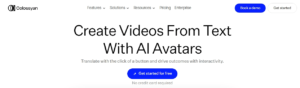 Colossyan AI presenter, a top AI video generator in 2025, delivering corporate training videos.