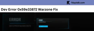 Dev Error 0x59e33872