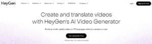 HeyGen, a leading AI video generator in 2025, offering multilingual AI avatars and voice synchronization.