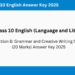CBSE Class 10 English Answer Key 2025