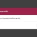 ocurrio un error al enviar la informacion sat