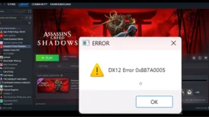 How to Fix Assassin’s Creed Shadows DX12 Error (0x80070057 / 0x887a0006) – RX580 and GPU Compatibility Issues