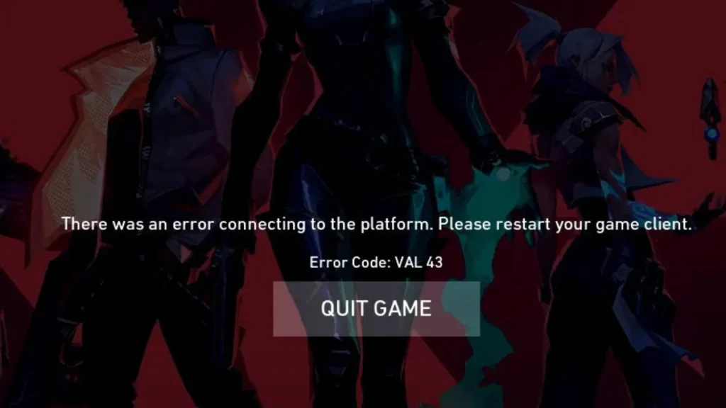 Valorant Error Code 43 Fix [SOLVED]