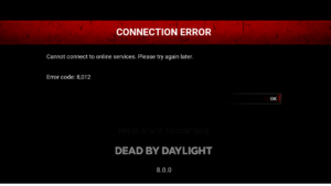 How to Fix Dead by Daylight Error Code 8012 | Step-by-Step Guide