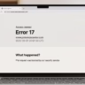 Pokémon Center Error 17