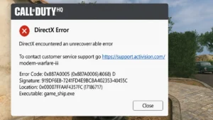 How to Fix Call of Duty DirectX Error (0x887A0005) in Modern Warfare III and Warzone [2025 Guide]
