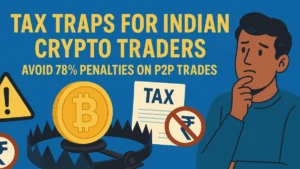 P2P Crypto Tax India: How to Avoid 30% Penalties & 78% Fines