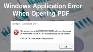 How to Fix Windows Application Error When Opening PDF Files in Adobe Acrobat on Windows 10/11