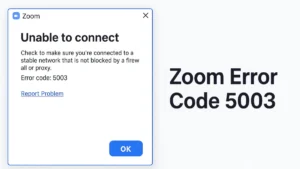 Zoom Error Code 5003: How to Fix Network Connection Issues and Firewall Blocks
