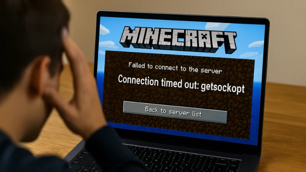 How to Fix Minecraft getsockopt Error (Quick Solutions)