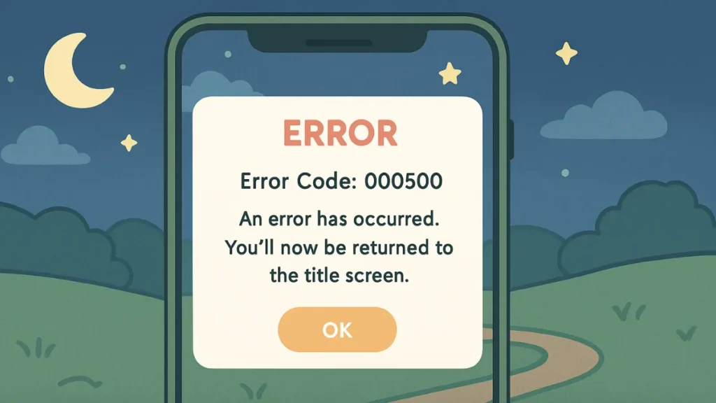 Pokémon Sleep Error Code 000500: What It Means and How to Resolve It