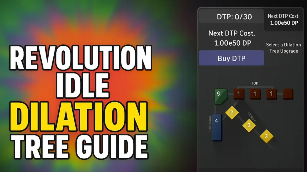 Revolution Idle Dilation Tree Guide (Complete Progression Path)