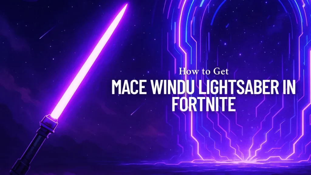 Fortnite: How to Get Mace Windu Lightsaber & Force Pull Ability (Chapter 6 Guide)