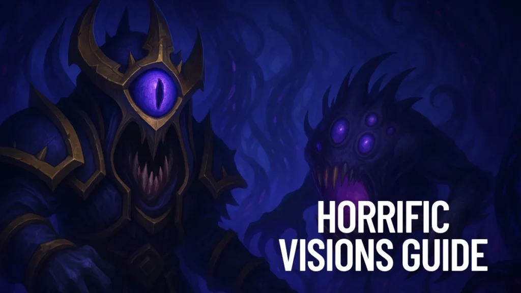 Horrific Visions Guide for WoW Patch 11.1.5: Mask Unlocks, Rewards, Sanity Tips & Rune Enchants