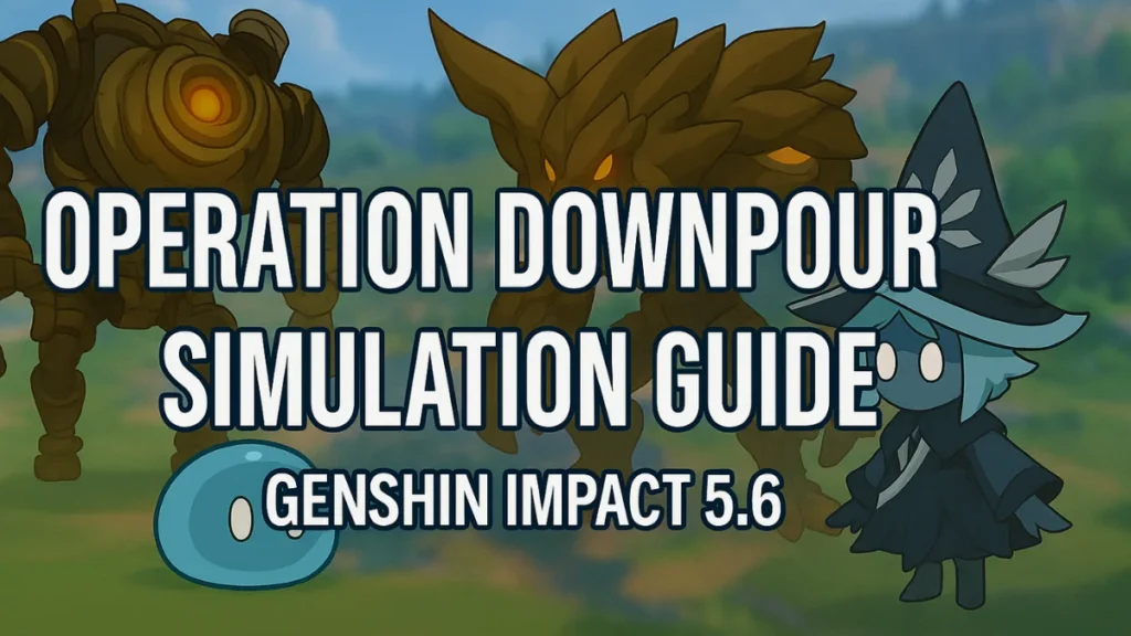 Operation Downpour Simulation Event Guide – Genshin Impact 5.6