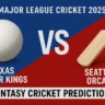TSK vs SEA Fantasy Prediction, Dream11 Tips & Playing XI for MLC 2025 Match 7
