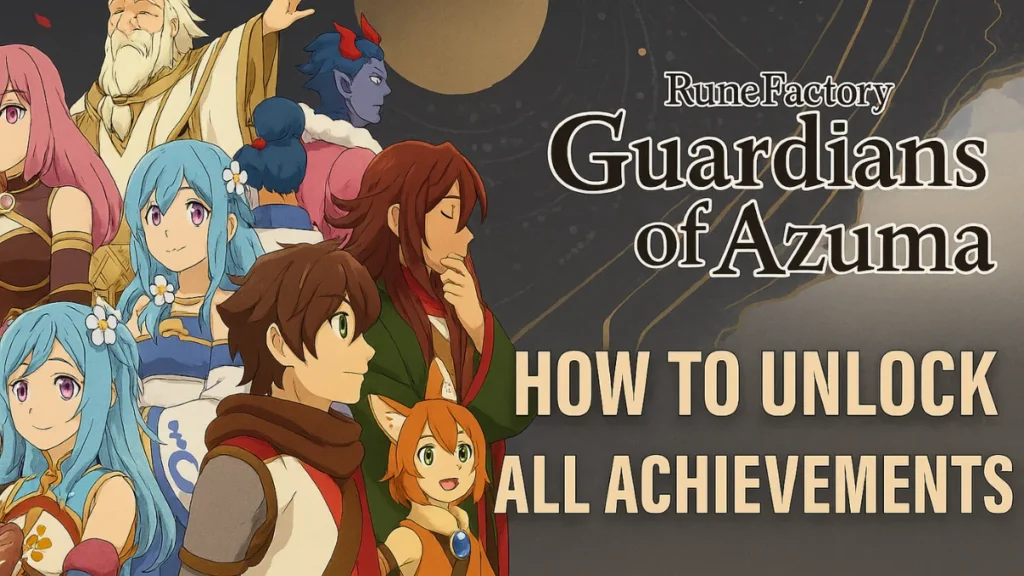 How to Unlock All Achievements in Rune Factory Guardians of Azuma