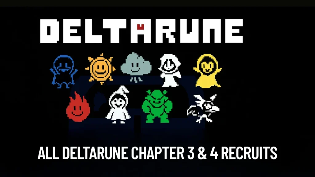 Deltarune Chapter 3 and 4 Recruits Guide: All Enemies You Can Spare and How to Get Them