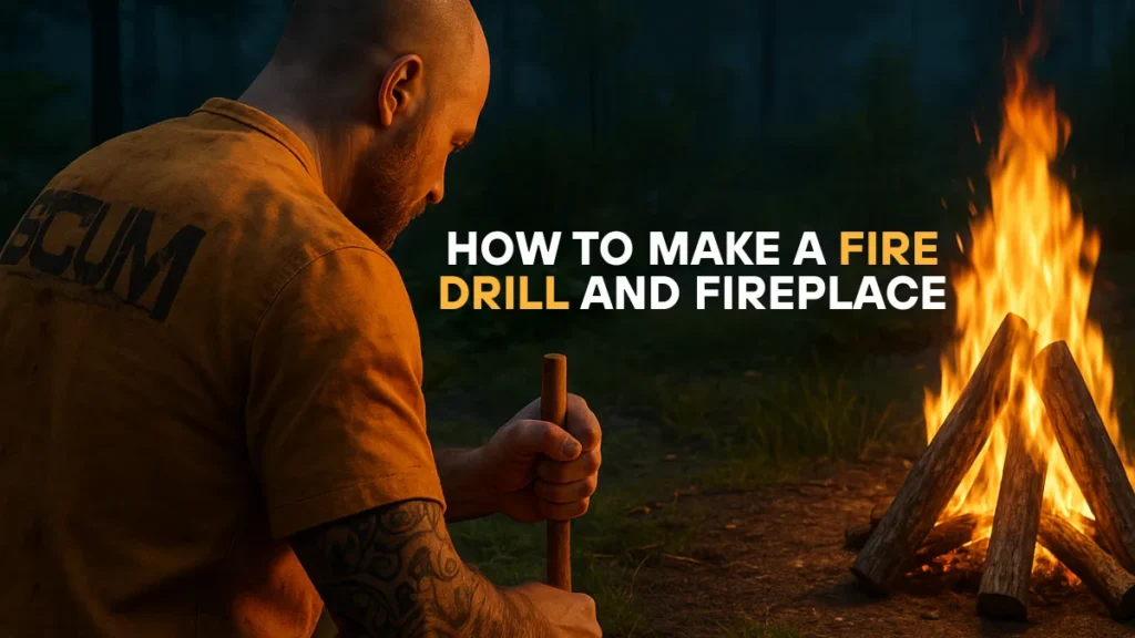 SCUM 1.0: How to Use a Fire Drill and Craft an Improvised Fireplace