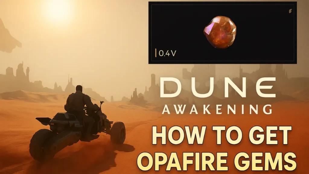 How to Get Opafire Gems in Dune Awakening (Fast & Easy Guide)