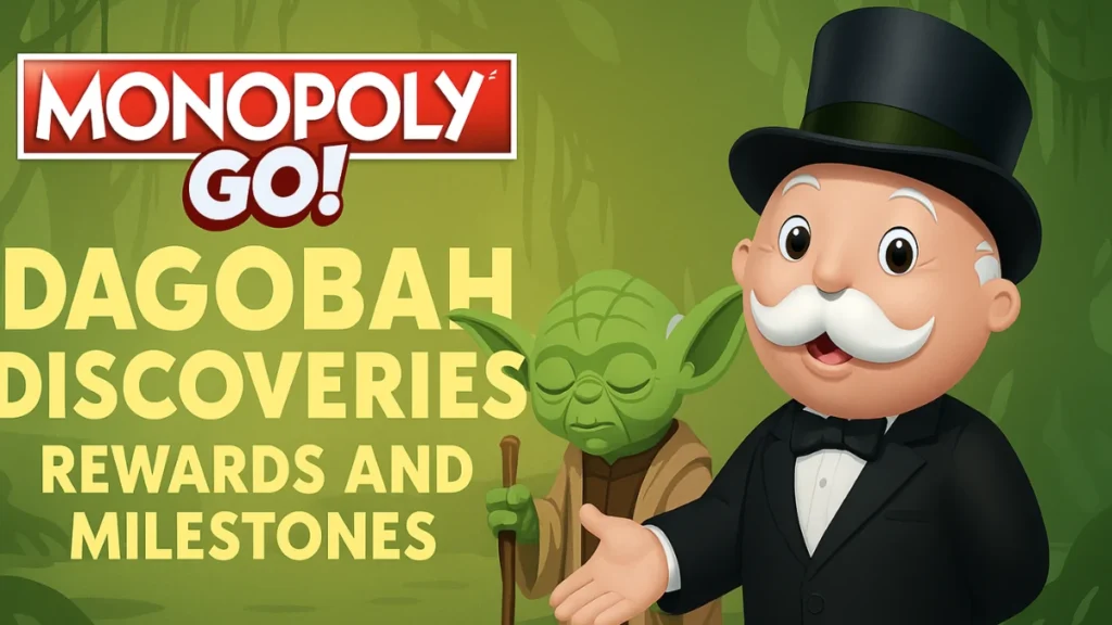 Dagobah Discoveries Monopoly GO: Full Rewards & Milestone Guide