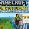 Minecraft June 2025 Update Adds Flying Mounts, Saddles, and Visual Upgrades