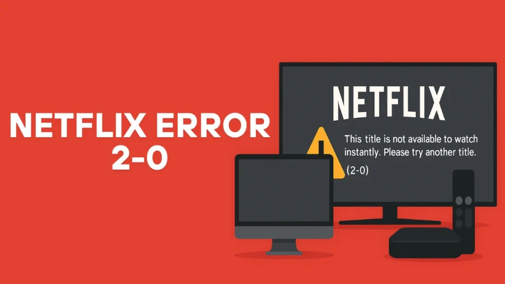 How to Fix Netflix Error 2-0 on Apple TV, Smart TVs, and More