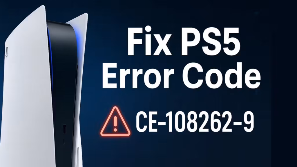 PS5 Error Code CE-108262-9