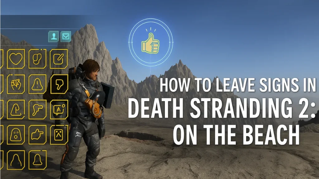 How to Leave Signs in Death Stranding 2: On The Beach – Full Guide